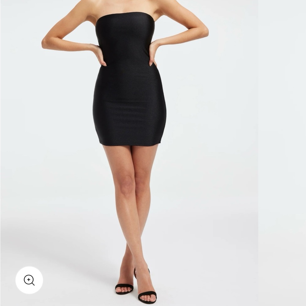 Good American Compression Shine tube dress